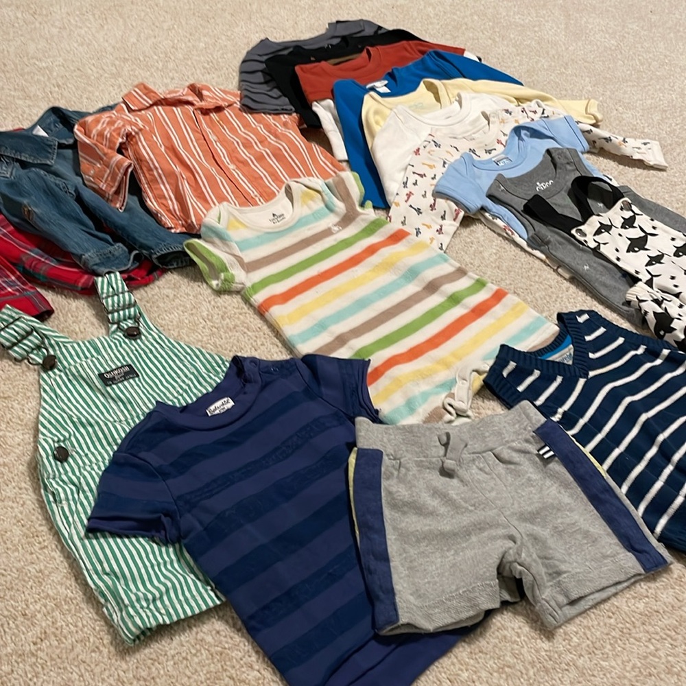 6-12 Month Boy Clothing Lot (Baby Gap,Old Navy,H&M..etc)
